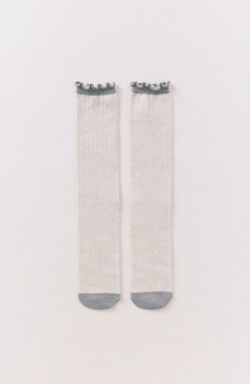 Calcetines Largos Canalé Ecru Tostado Women'Secret