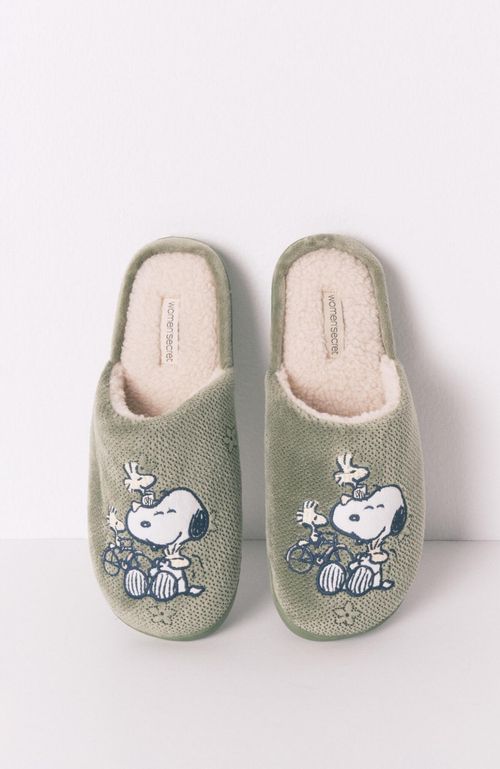 Pantuflas Cerradas Snoopy Women'Secret