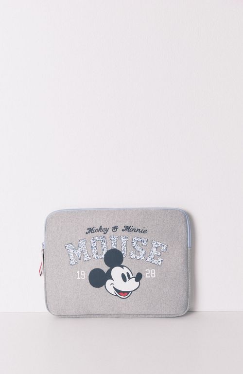 Funda computador Mickey gris oscuro