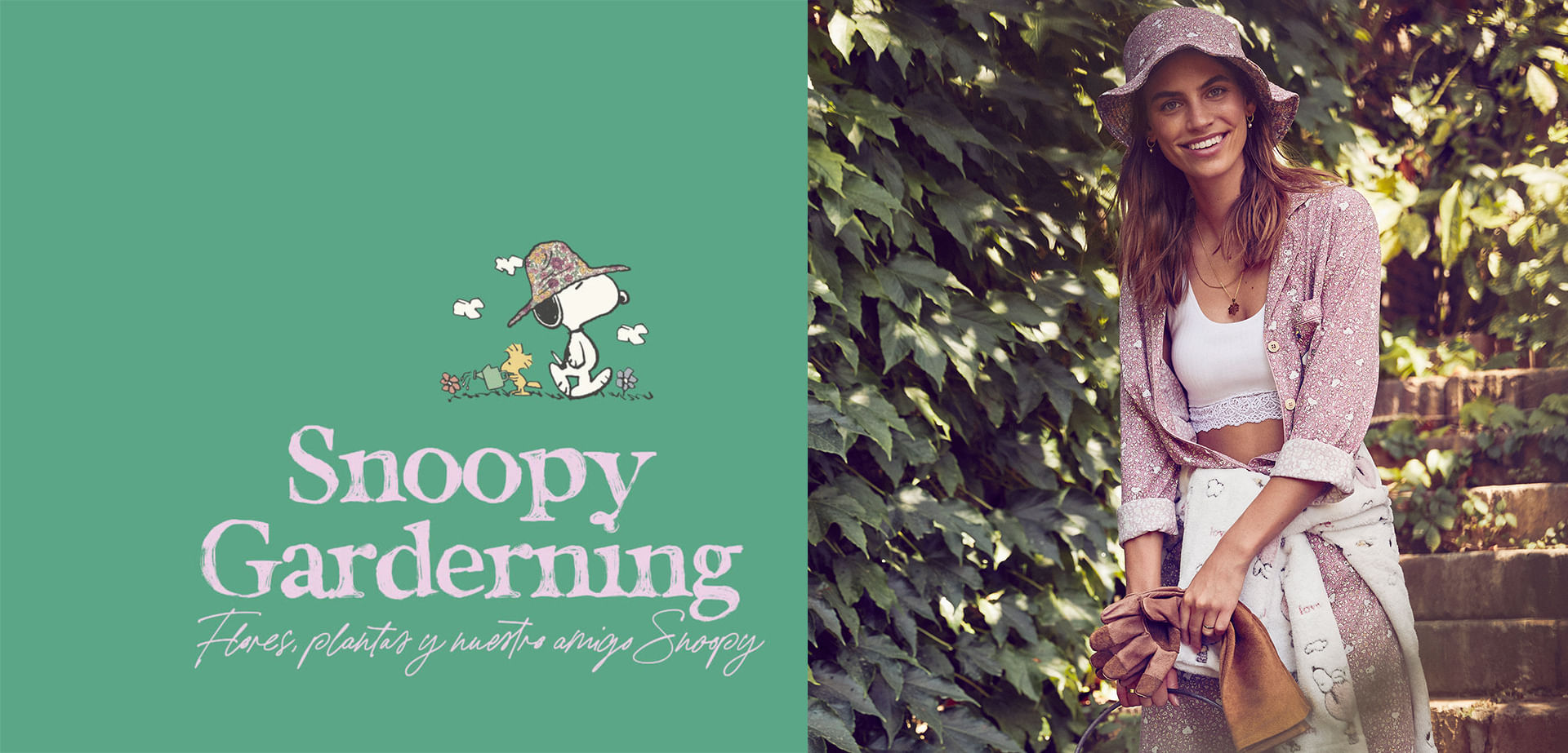snoopy gardening